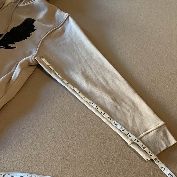 RevelStoke Fleece Hoodie Jacket Full Zip Cotton Blend - Tan - Men's Large - Picture 9 of 12